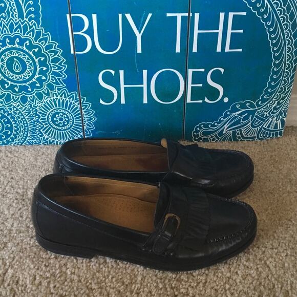COLE HAAN HOSTPICK NIKEAIR. Loafer 10 M Black EUC Leather main image 8